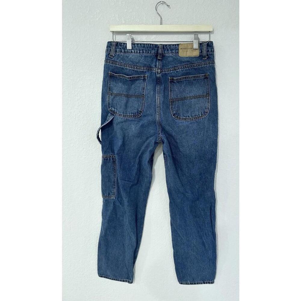 Monkey Ride Jeans Original Vintage Relaxed Straight Leg Denim Women's Size 5 - Picture 4 of 14